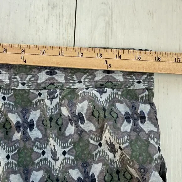 Tory Burch Merin Print Silk Shorts in Bedford Gray Womens Size 4 - Picture 10 of 13